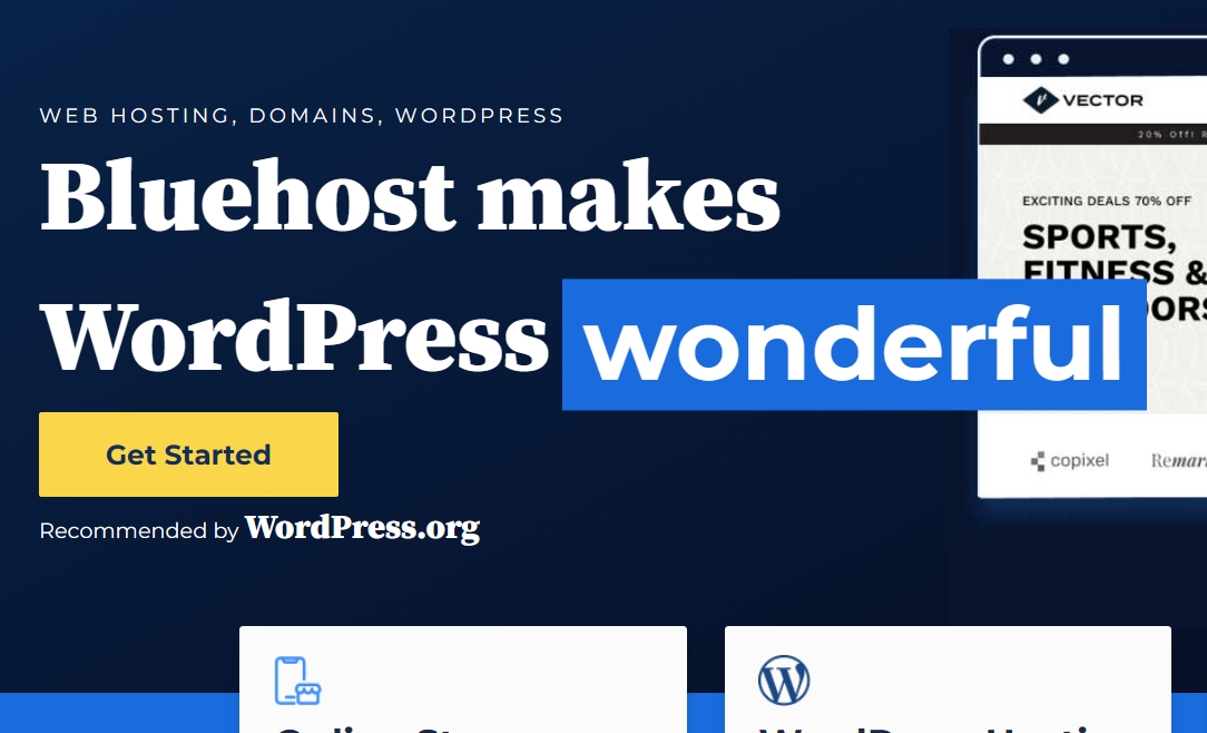 BlueHost主机优惠码 BlueHost WordPress主机租用推荐