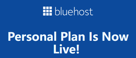 BlueHost Personal Plan主机全新上线 1个网站1个域名免费SSL证书 新手建站理想选择